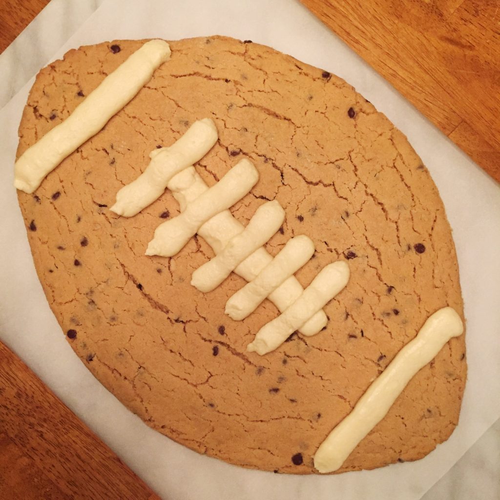 Football Cookie Cake