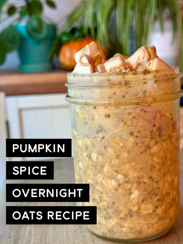 pumpkin spice overnight oats recipe